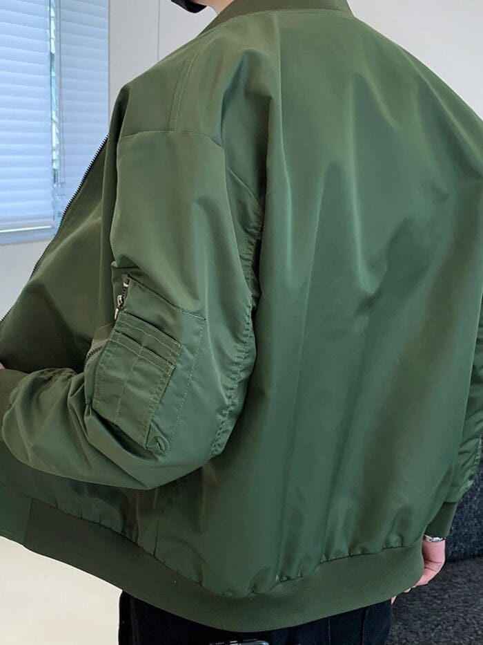 Jaqueta Bomber Classic - Jaqueta de Alto Padrão Estilo Americana Roupas (Jaqueta Masculina 8) Dashui 