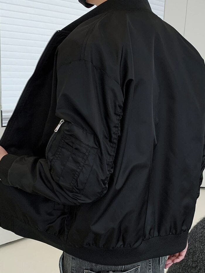 Jaqueta Bomber Classic - Jaqueta de Alto Padrão Estilo Americana Roupas (Jaqueta Masculina 8) Dashui 