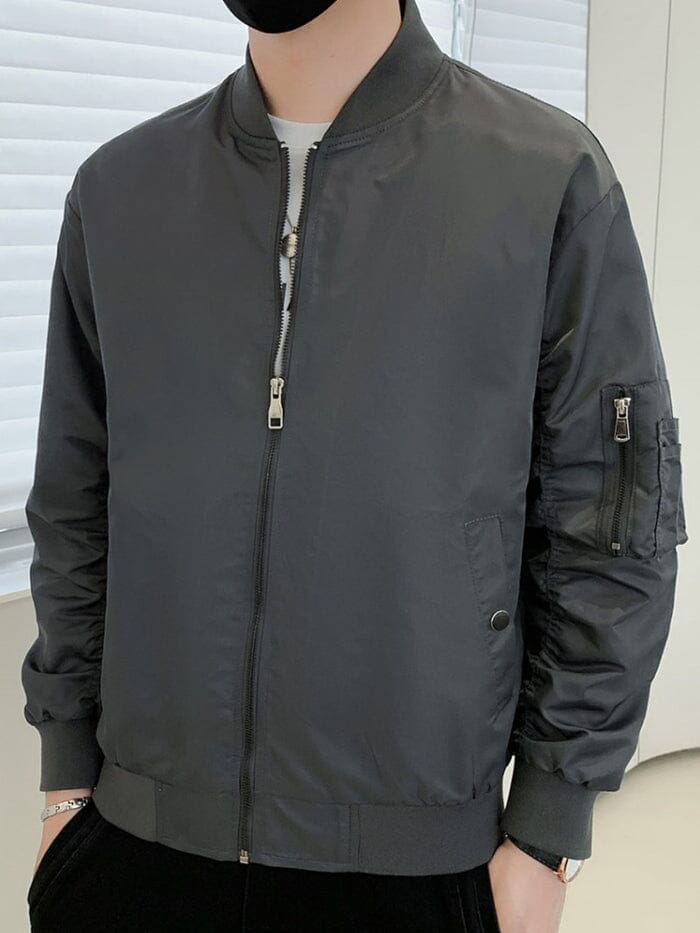 Jaqueta Bomber Classic - Jaqueta de Alto Padrão Estilo Americana Roupas (Jaqueta Masculina 8) Dashui 