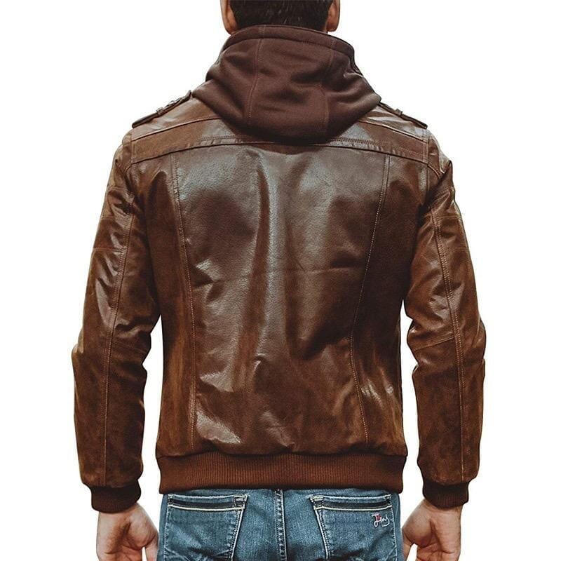 Jaqueta Imponence - Clássica em Couro PU Outono/Inverno 2023 Roupas (Jaqueta Masculina 6) Dashui 