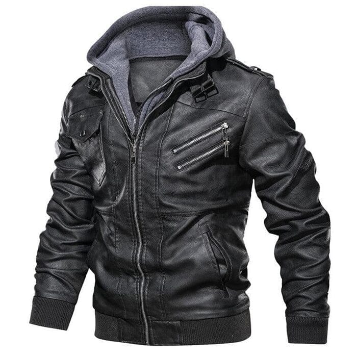 Jaqueta Imponence - Clássica em Couro PU Outono/Inverno 2023 Roupas (Jaqueta Masculina 6) Dashui 