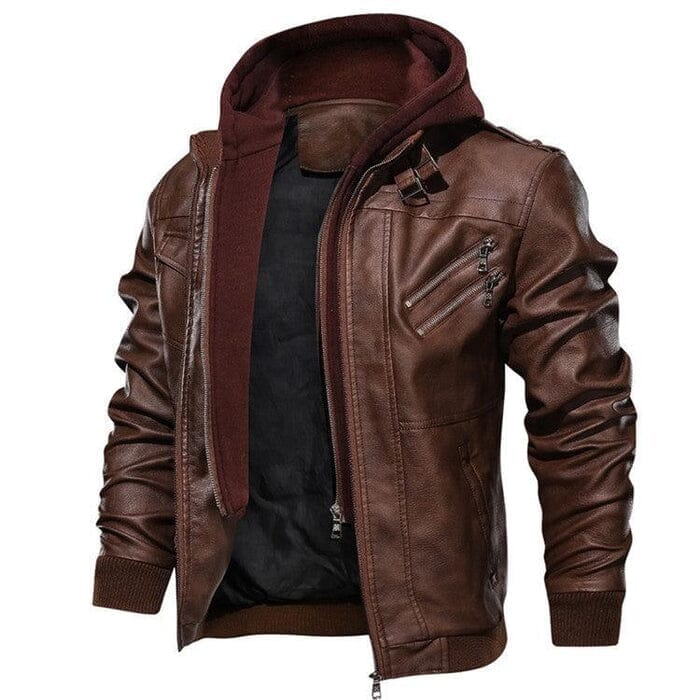 Jaqueta Imponence - Clássica em Couro PU Outono/Inverno 2023 Roupas (Jaqueta Masculina 6) Dashui 