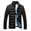 Jaqueta Masculina Impermeável com Forro Interno Aquecido Roupas (Jaqueta Masculina 12) Dashui Preto P 