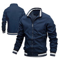 Jaqueta Masculina Social Elegante Roupas (Jaqueta Masculina 15) Dashui Azul Marinho PP 