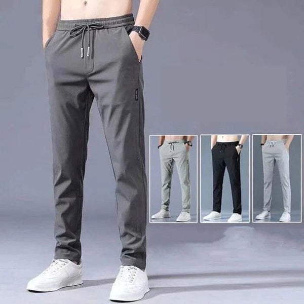 Kit 3 Calças Slim Comfort 3.0 Ultra confortável Roupas (Calças 2) Dashui Preto Cinza e Verde 38 