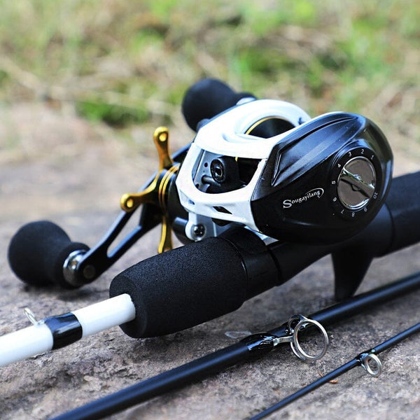 Kit de Pesca Carretilha Premium 10 Rolamentos + Vara Premium Esportes (Carretilha de Pesca 4) Dashui 