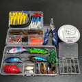Kit para Pesca com 164 Peças - Linha, Anzol e Iscas Artificiais Esportes (Isca 1) Dashui 164 Peças + Alicate 