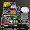 Kit para Pesca com 164 Peças - Linha, Anzol e Iscas Artificiais Esportes (Isca 1) Dashui 164 Peças + Grip + Alicate 