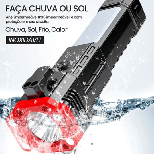 Lanterna Tática 4 em 1 Eletrônicos (Lanterna 2) Dashui 