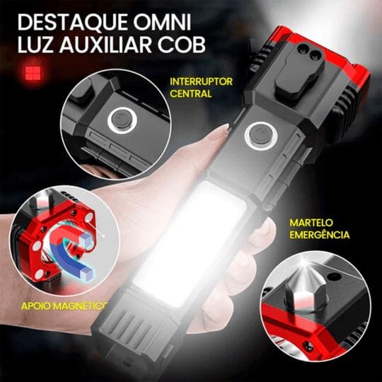 Lanterna Tática 4 em 1 Eletrônicos (Lanterna 2) Dashui 