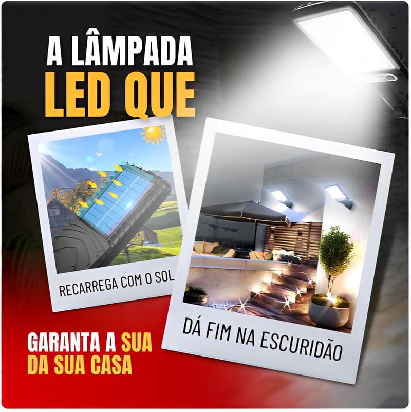 Luminária Externa de Luz Solar IV Casa (Iluminação 1) Dashui 