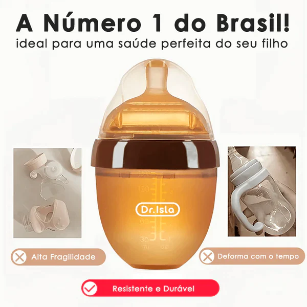 Mamadeira de Silicone Anti-Asfixia e Antibacteriana Infantil (Mamadeira 1) Dm Stores 