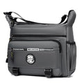 Mochila de Ombro Masculina À Prova d'Água - AquaShield Joias & Acessórios (Mochila 1) Dashui Cinza 