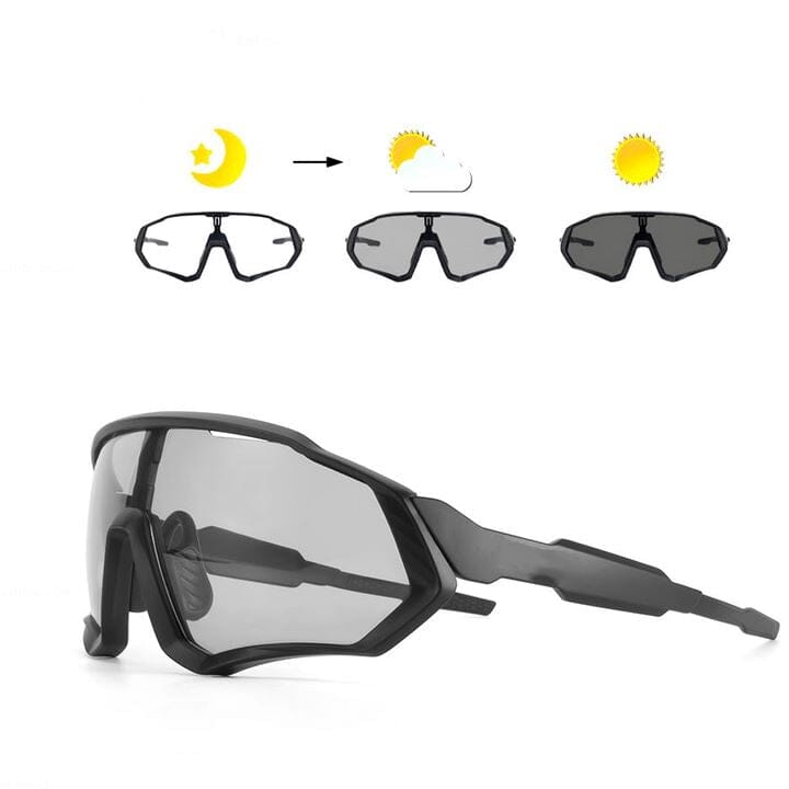 Óculos Fotocromático Cycle Óculos (óculos para ciclismo) Dashui Preto 