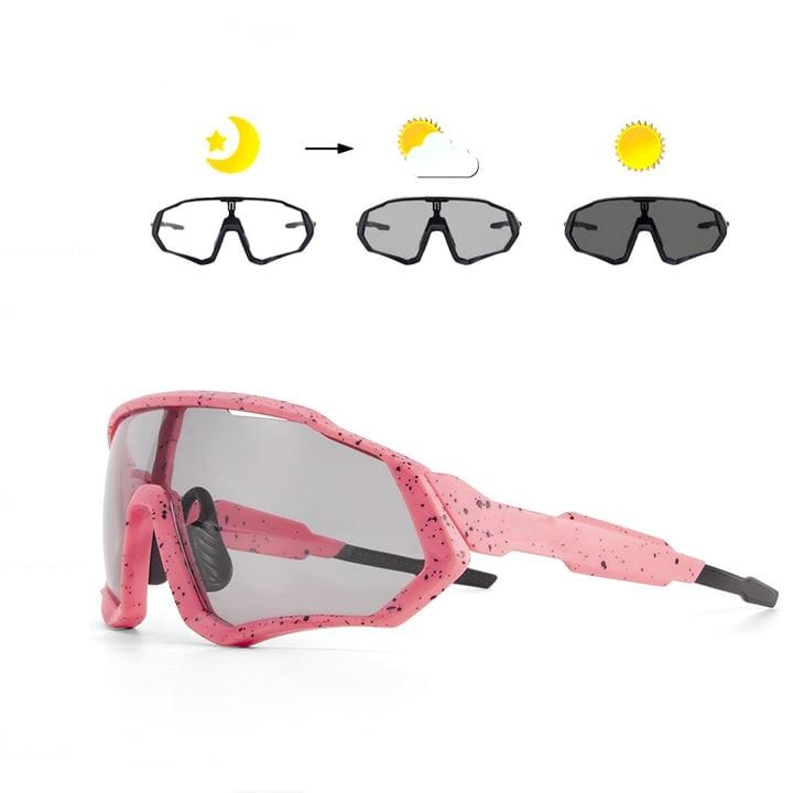 Óculos Fotocromático Cycle Óculos (óculos para ciclismo) Dashui Rosa 