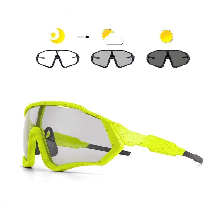 Óculos Fotocromático Cycle Óculos (óculos para ciclismo) Dashui Verde 