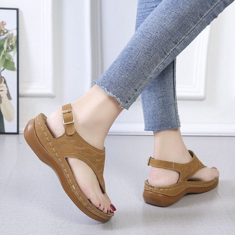 Sandália Feminina Ortopédica Calçados (Sandália Feminina 10) Dashui 