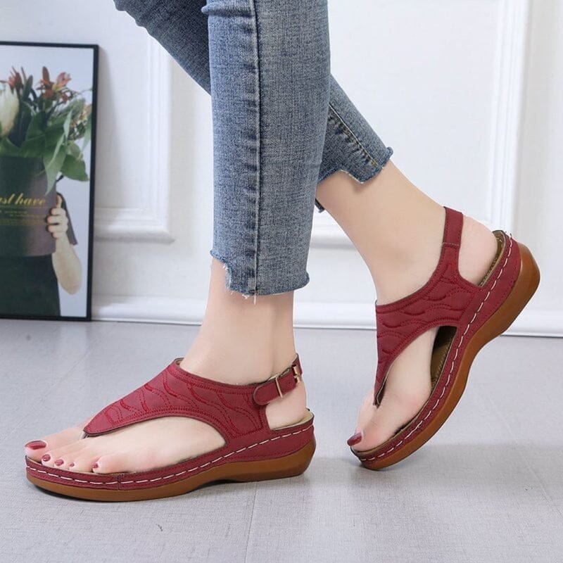 Sandália Feminina Ortopédica Calçados (Sandália Feminina 10) Dashui 