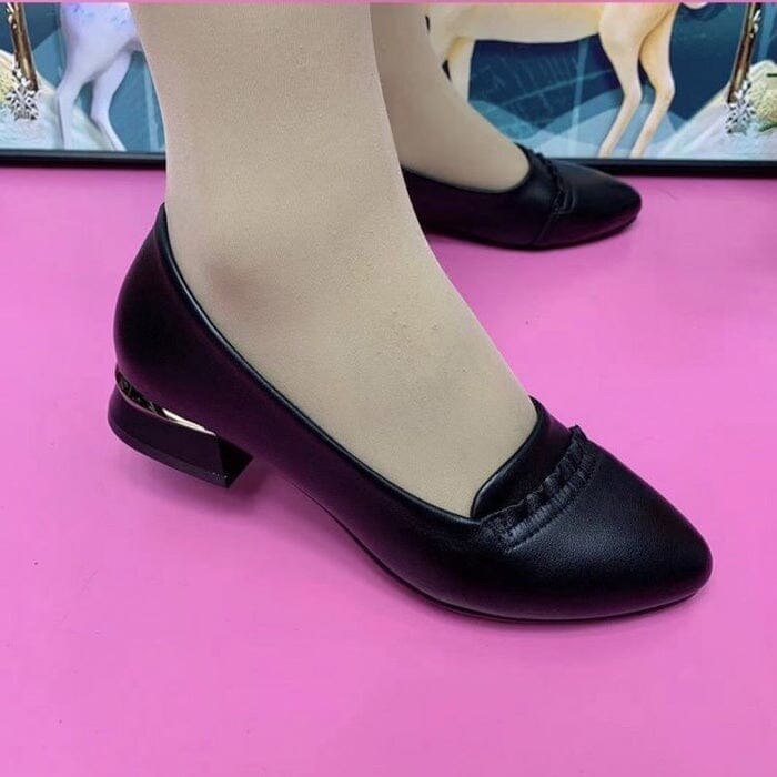 Sapato de Salto Premium Ortopédico Calçados (Sapato Feminino 1) Dashui Preto 33 