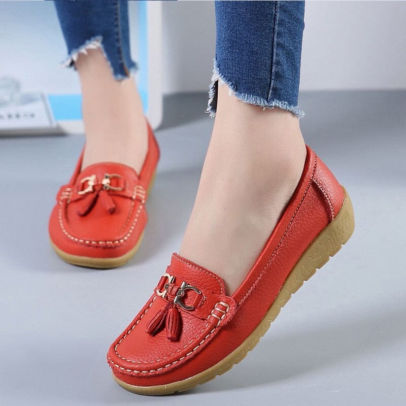 Sapato Ortopédico Monalise Calçados (Sapatilha Feminina 1) Dashui Vermelho 33 