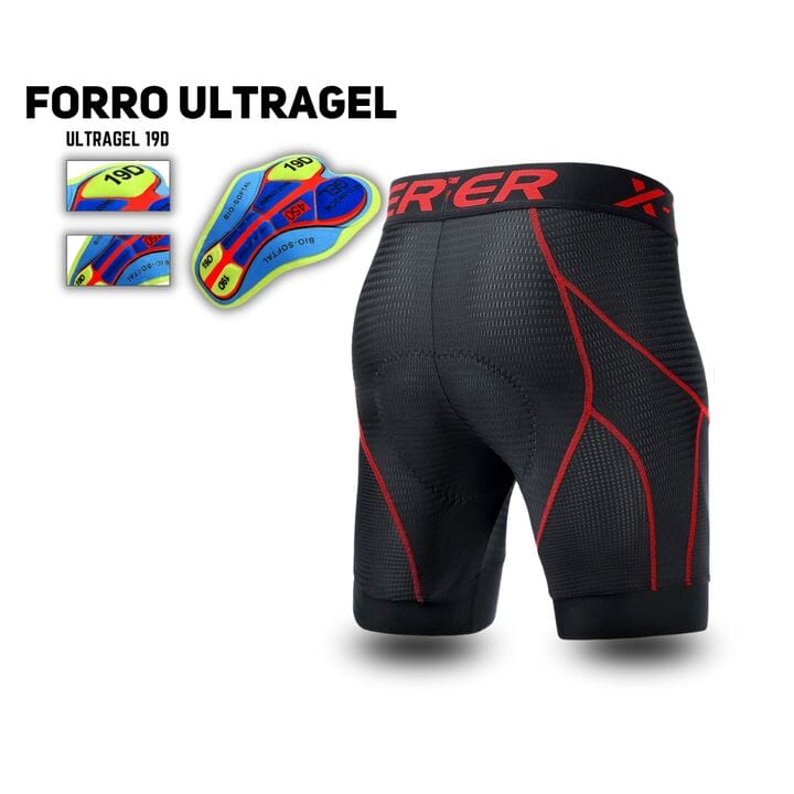 Short Ultragel X-Tiger Esportes (Roupas de Ciclismo 2) Dashui 