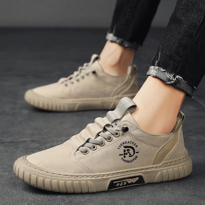 Tênis Comfort Titanium - Super Prático e Confortável Calçados (Tênis Masculino 8) Dashui 37 Bege 