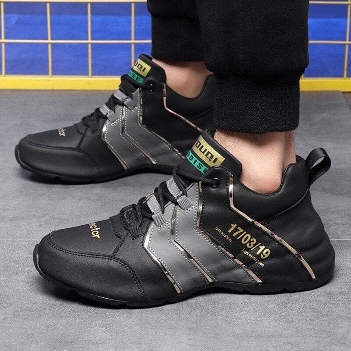 Tênis De Couro Vector Calçados (Tênis Masculino 1) Dashui 