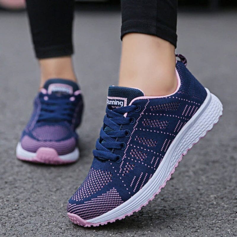 Tênis Feminino Casual Ortopédico Calçados (Tênis Feminino 2) Dashui Azul 33 