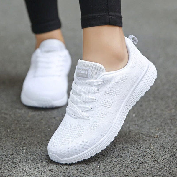Tênis Feminino Casual Ortopédico Calçados (Tênis Feminino 2) Dashui Branco 33 