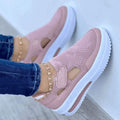 Tênis Feminino Casual Respirável - Soft Calçados (Tênis Feminino 9) Dashui Rosa 35 