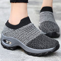 Tênis Feminino Ortopédico Calçados (Tênis Feminino 4) Dashui 33 Cinza 