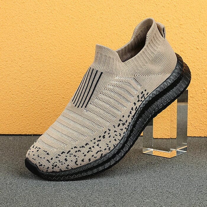 Tênis Meia Masculino Ultra Confortável - SoftStep Calçados (Tênis Masculino 1) Dashui 37 Caqui 