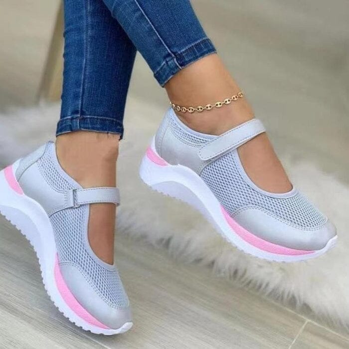 Tênis Plataforma Confortável Vulcanize Calçados (Tênis Feminino 3) Dashui Rosa 33 