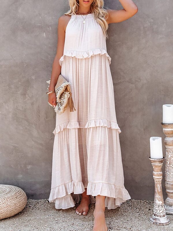 Vestido Vitoria Nova Coleção Roupas (Vestido 1) Dashui Nude P 
